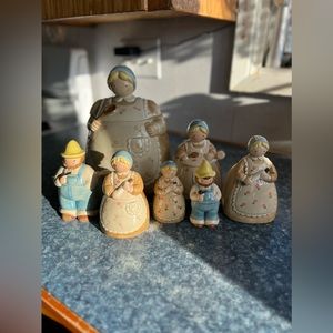 Vintage Otagiri Farmer and Wife Set